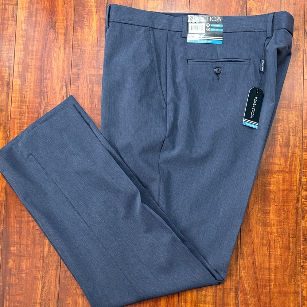 Nautica Men's Blue Dress Pants